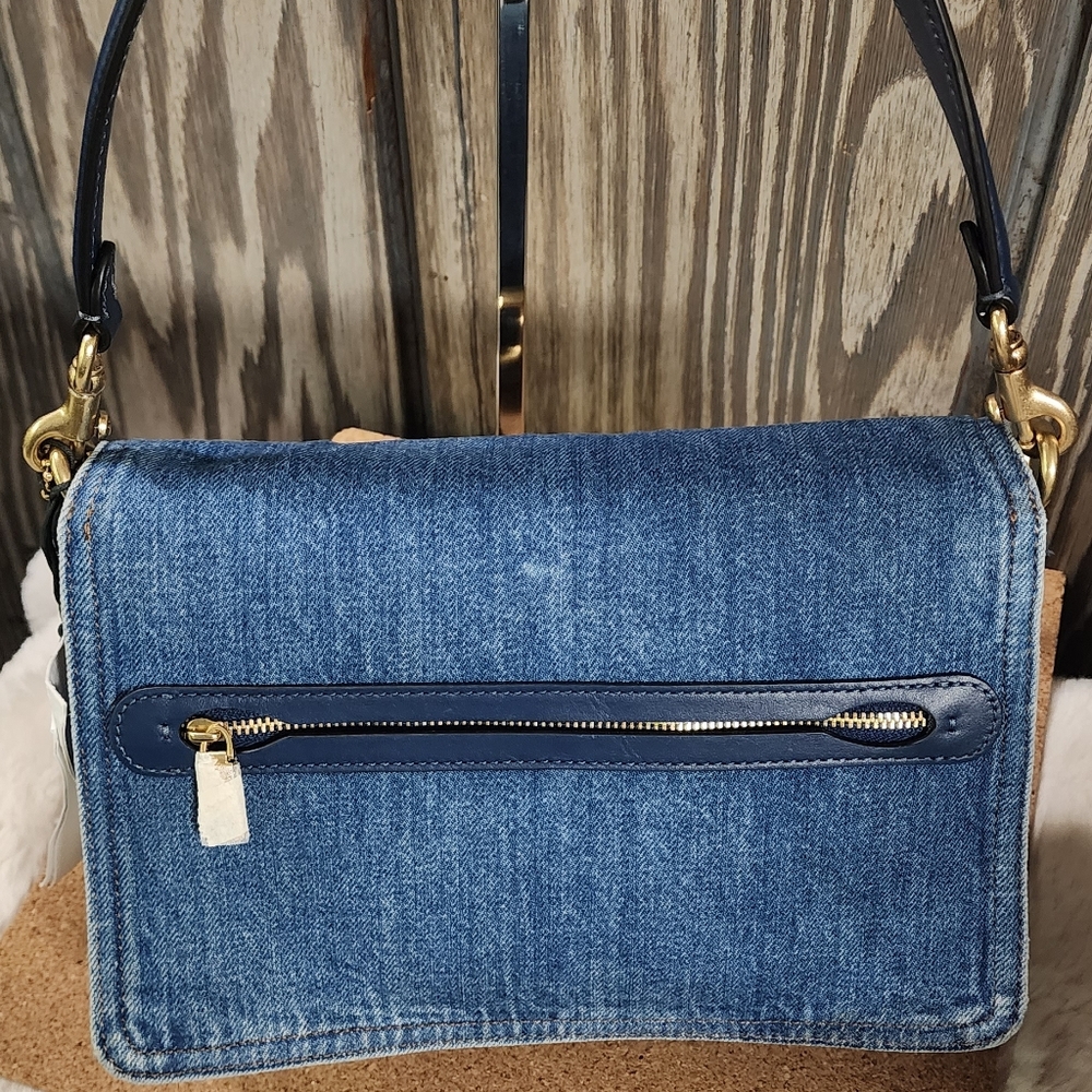 EUC Coach Chain Tabby Denim (Missing Chain Strap) - Picture 2 of 16